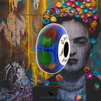 Black Raven Beads Casa Azul blue and green and red glass Charm by The Alternative Bead. Your official Black Raven Beads Retailer from Germany