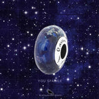 Black Raven Beads You Sparkle blue glass Charm by The Alternative Bead. Your official Black Raven Beads Retailer from Germany