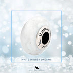 Black Raven Beads White Winter Dreams (LE) white glass Charm by The Alternative Bead. Your official Black Raven Beads Retailer from Germany
