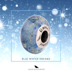 Black Raven Beads Blue Winter Dreams (LE) blue glass Charm by The Alternative Bead. Your official Black Raven Beads Retailer from Germany