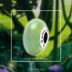 Black Raven Beads Fairy Dust Green green glass Charm by The Alternative Bead. Your official Black Raven Beads Retailer from Germany