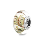 Black Raven Beads Rosemary Glass white and brown glass Bead by The Alternative Bead. Your official Black Raven Beads Retailer from Germany