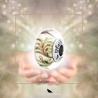 Black Raven Beads Rosemary Glass white and brown glass Bead by The Alternative Bead. Your official Black Raven Beads Retailer from Germany