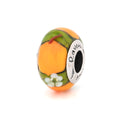 Black Raven Beads Orange orange glass Charm by The Alternative Bead. Your official Black Raven Beads Retailer from Germany