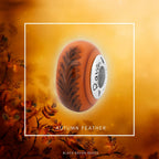 Autumn Feather Glass