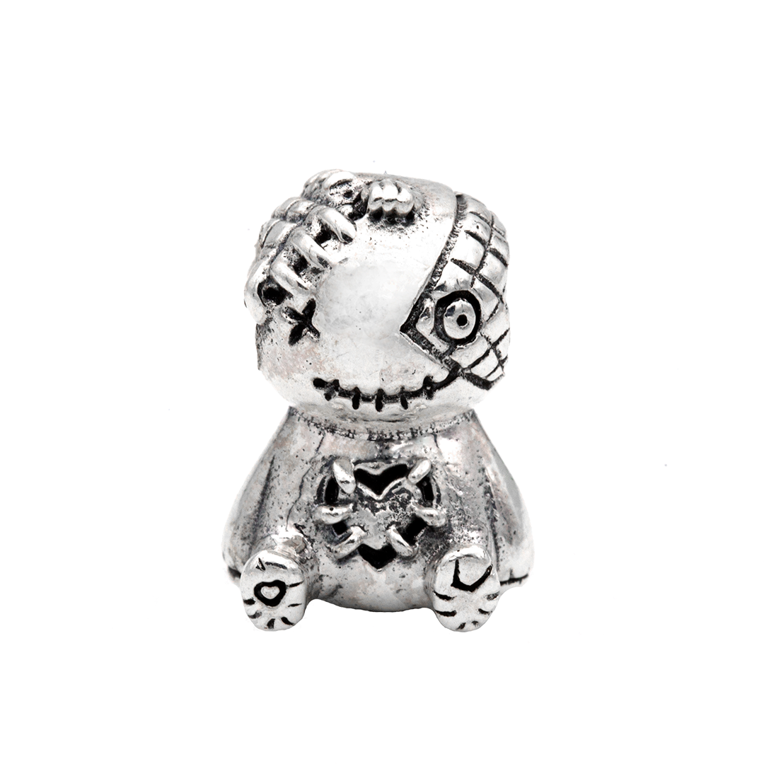 Black Raven Beads Voodoo Love Doll silver sterling-silver Charm by The Alternative Bead. Your official Black Raven Beads Retailer from Germany