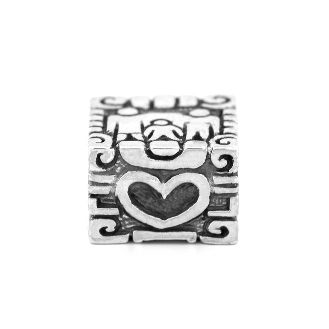 Black Raven Beads Maya Sacred Bonds Cube (Love · Friendship · Family) silver sterling-silver Bead by The Alternative Bead. Your official Black Raven Beads Retailer from Germany