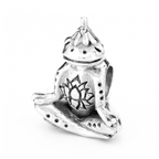 Black Raven Beads Meditation Frog silver sterling-silver Charm by The Alternative Bead. Your official Black Raven Beads Retailer from Germany