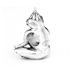 Black Raven Beads Meditation Frog silver sterling-silver Charm by The Alternative Bead. Your official Black Raven Beads Retailer from Germany