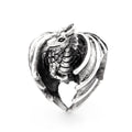 Black Raven Beads Dragon Heart silver sterling-silver Charm by The Alternative Bead. Your official Black Raven Beads Retailer from Germany