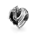 Black Raven Beads Dragon Heart silver sterling-silver Charm by The Alternative Bead. Your official Black Raven Beads Retailer from Germany