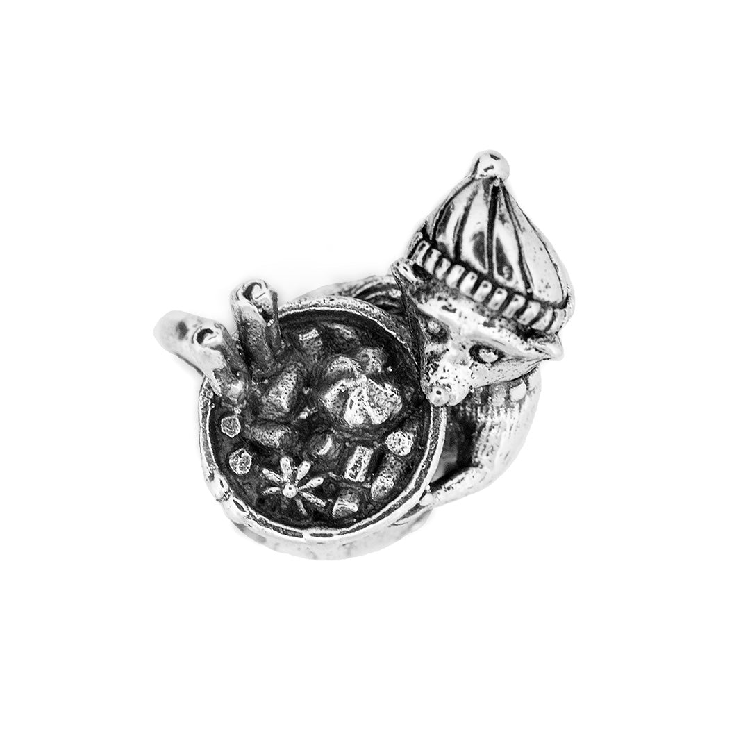 Black Raven Beads Hot Chocholate Raccoon silver sterling-silver Charm by The Alternative Bead. Your official Black Raven Beads Retailer from Germany