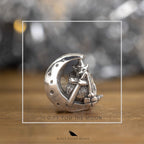 Black Raven Beads I Gift You The Moon silver sterling-silver Charm by The Alternative Bead. Your official Black Raven Beads Retailer from Germany