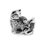 Black Raven Beads Cat Fairy silver sterling-silver Charm by The Alternative Bead. Your official Black Raven Beads Retailer from Germany
