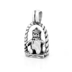Black Raven Beads Snowman Swing silver sterling-silver Charm by The Alternative Bead. Your official Black Raven Beads Retailer from Germany