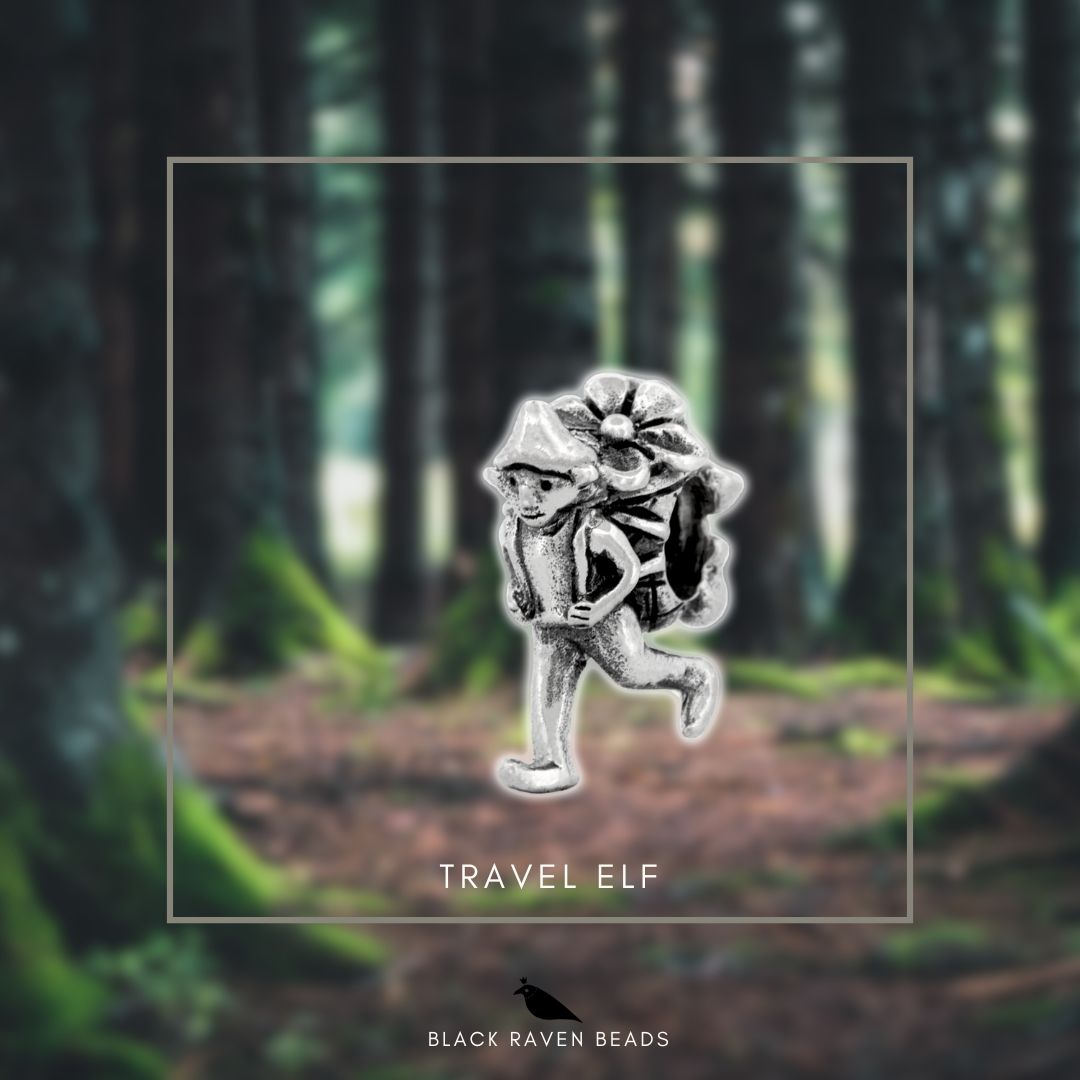 Black Raven Beads Travel Elf silver sterling-silver Bead by The Alternative Bead. Your official Black Raven Beads Retailer from Germany