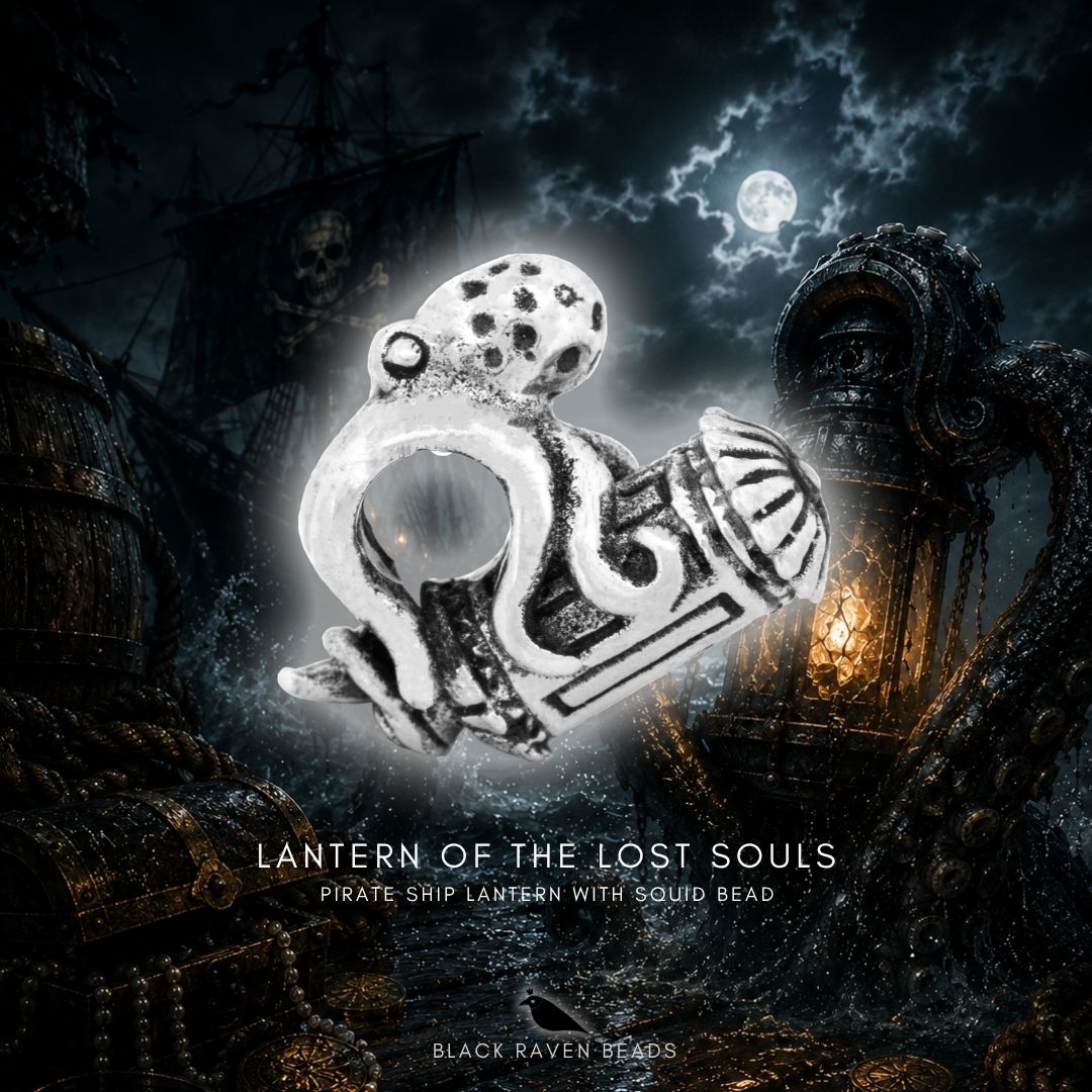 Black Raven Beads Lantern of Lost Souls silver sterling-silver Bead by The Alternative Bead. Your official Black Raven Beads Retailer from Germany