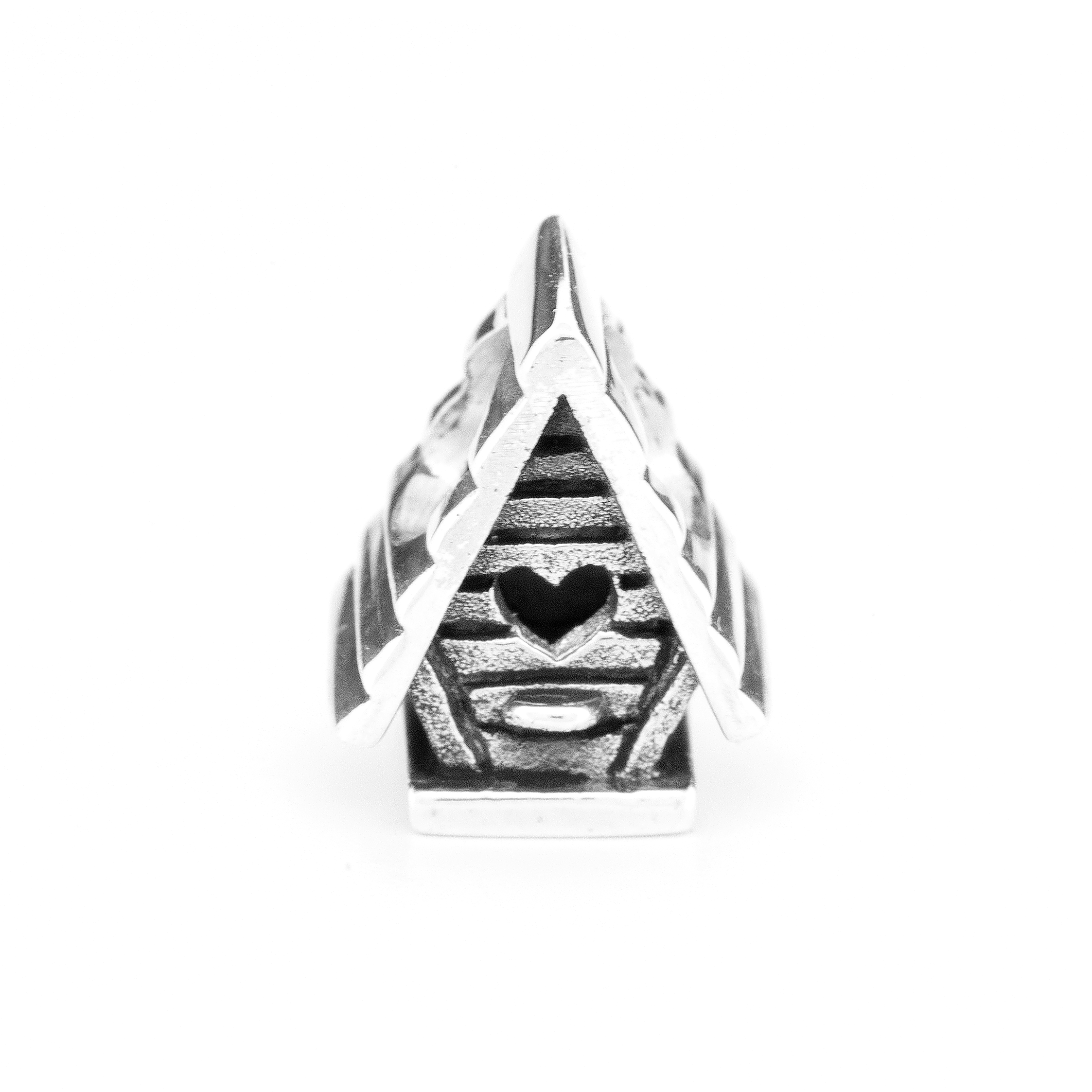 Black Raven Beads Birdhouse silver sterling-silver Charm by The Alternative Bead. Your official Black Raven Beads Retailer from Germany