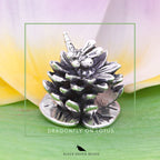 Black Raven Beads Dragonfly on Lotus silver sterling-silver Charm by The Alternative Bead. Your official Black Raven Beads Retailer from Germany