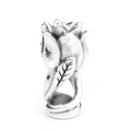Black Raven Beads Tulip silver sterling-silver Charm by The Alternative Bead. Your official Black Raven Beads Retailer from Germany