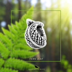Black Raven Beads Fern Leaf silver sterling-silver Charm by The Alternative Bead. Your official Black Raven Beads Retailer from Germany