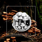 Black Raven Beads Magic Mushrooms 2.0 silver sterling-silver Charm by The Alternative Bead. Your official Black Raven Beads Retailer from Germany