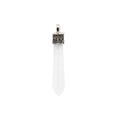 Black Raven Beads Crystal Pendant XL (LE) silver; white sterling-silver; natural-stone Dangle by The Alternative Bead. Your official Black Raven Beads Retailer from Germany