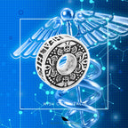 Black Raven Beads Wish Coin Health silver sterling-silver Charm by The Alternative Bead. Your official Black Raven Beads Retailer from Germany