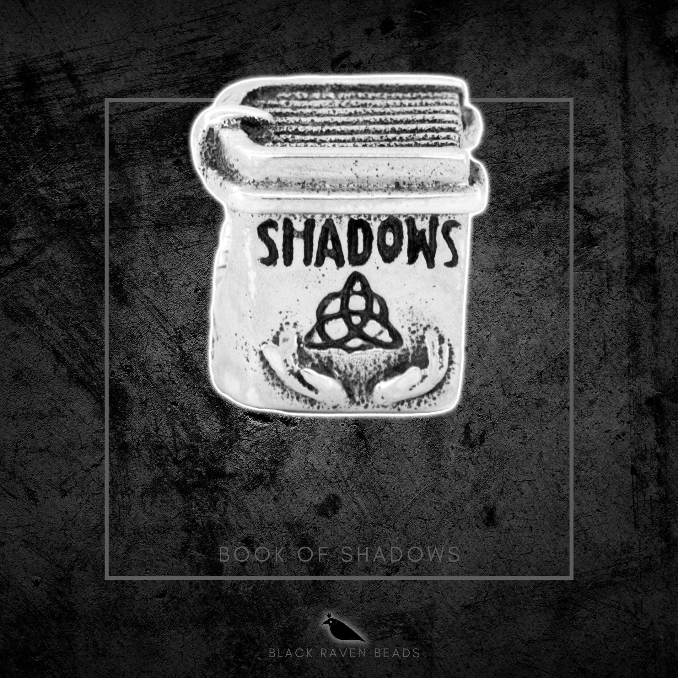 Black Raven Beads Book of Shadows silver sterling-silver Charm by The Alternative Bead. Your official Black Raven Beads Retailer from Germany