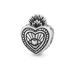 Black Raven Beads Frida Heart silver sterling-silver Charm by The Alternative Bead. Your official Black Raven Beads Retailer from Germany