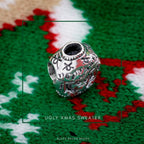 Black Raven Beads Ugly Christmas Sweater silver sterling-silver Charm by The Alternative Bead. Your official Black Raven Beads Retailer from Germany