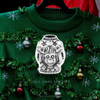 Black Raven Beads Ugly Christmas Sweater silver sterling-silver Charm by The Alternative Bead. Your official Black Raven Beads Retailer from Germany