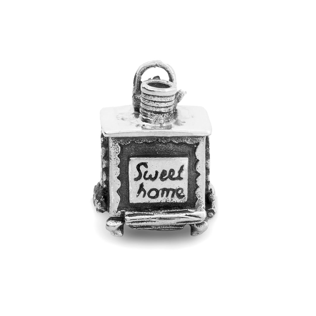 Black Raven Beads Keep Warm Stove silver sterling-silver Charm by The Alternative Bead. Your official Black Raven Beads Retailer from Germany