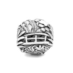 Black Raven Beads Monet Lily Pond silver sterling-silver Charm by The Alternative Bead. Your official Black Raven Beads Retailer from Germany
