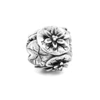 Black Raven Beads Monet Water Lily silver sterling-silver Charm by The Alternative Bead. Your official Black Raven Beads Retailer from Germany