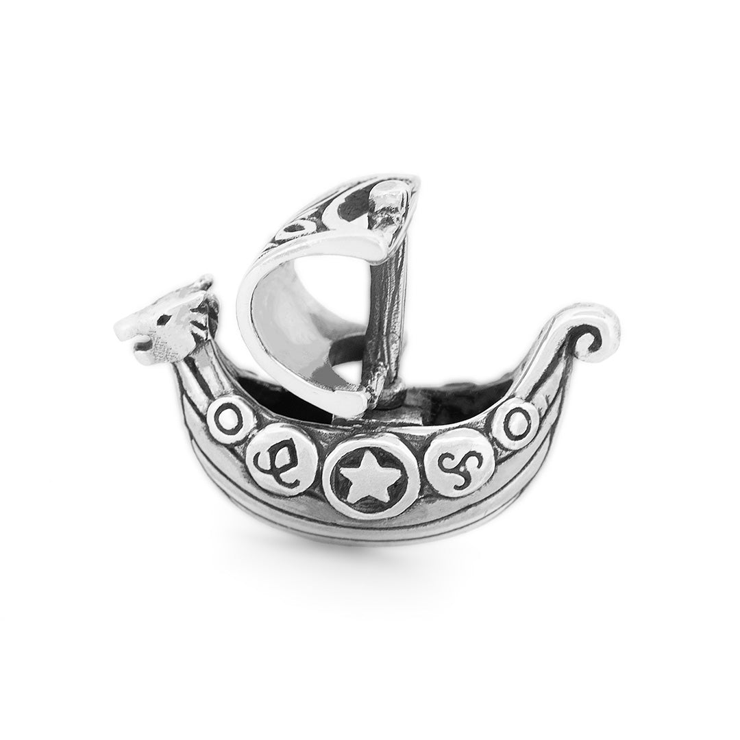 Black Raven Beads Drakkar - Viking Longboat silver sterling-silver Dangle by The Alternative Bead. Your official Black Raven Beads Retailer from Germany