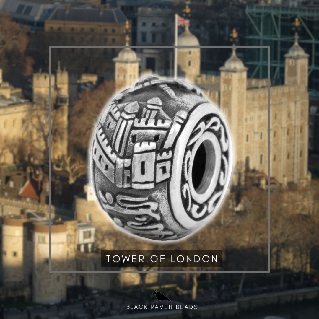 Black Raven Beads Tower of London silver sterling-silver Bead by The Alternative Bead. Your official Black Raven Beads Retailer from Germany