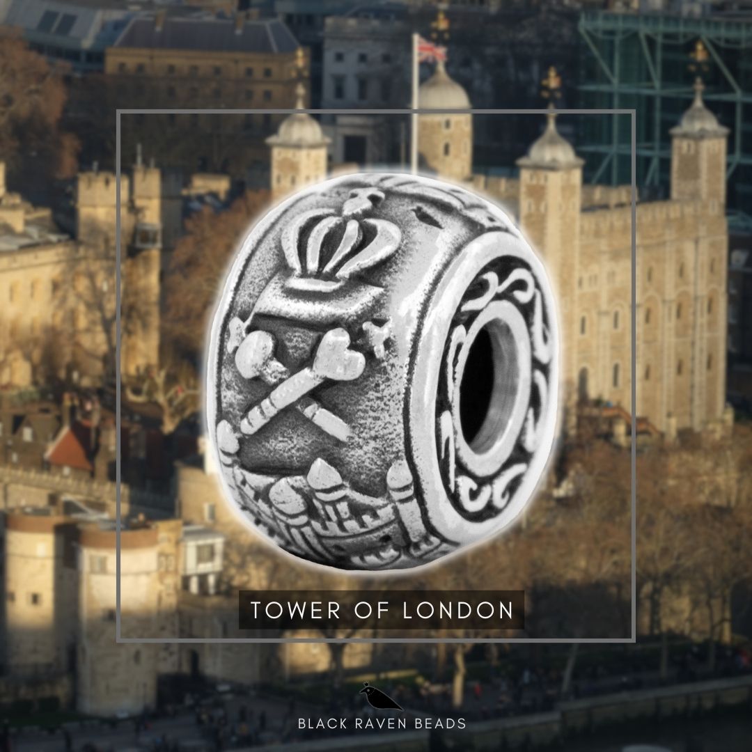 Black Raven Beads Tower of London silver sterling-silver Bead by The Alternative Bead. Your official Black Raven Beads Retailer from Germany