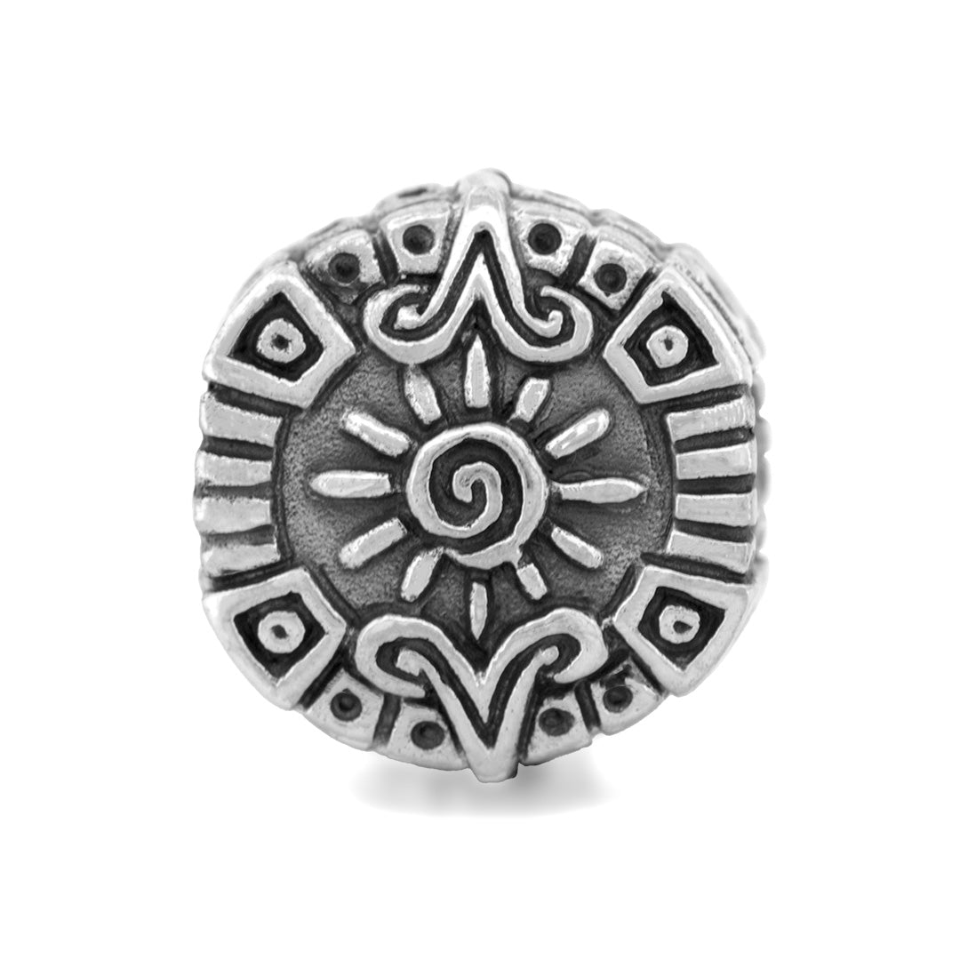 Black Raven Beads Maya Sun and Moon silver sterling-silver Bead by The Alternative Bead. Your official Black Raven Beads Retailer from Germany