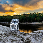 Black Raven Beads Big Journey Backpack silver sterling-silver Charm by The Alternative Bead. Your official Black Raven Beads Retailer from Germany