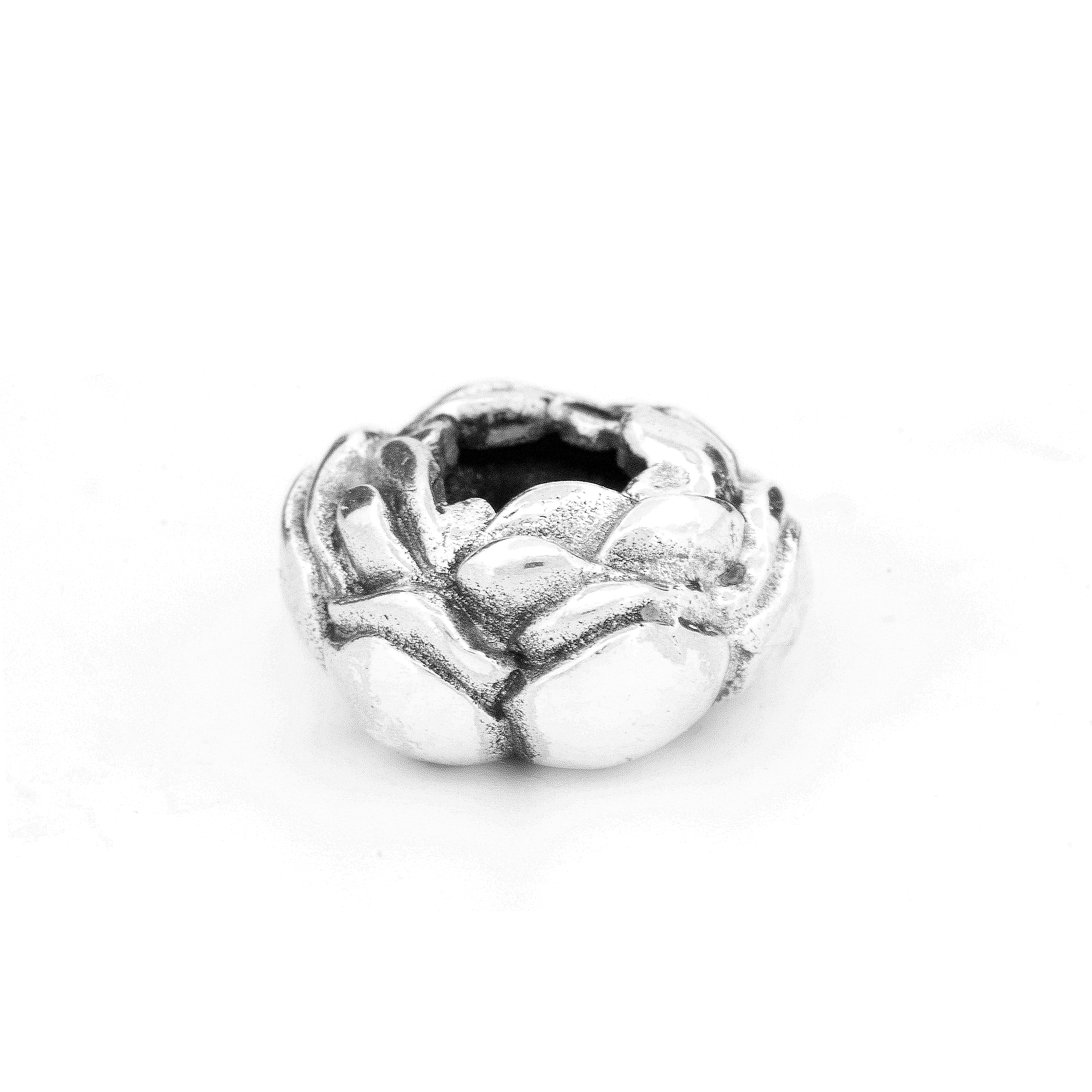 Black Raven Beads Peony Stopper silver sterling-silver Stopper by The Alternative Bead. Your official Black Raven Beads Retailer from Germany