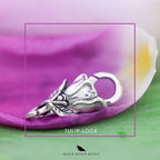 Black Raven Beads Tulip Lock silver sterling-silver Lock by The Alternative Bead. Your official Black Raven Beads Retailer from Germany