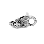 Black Raven Beads Whiskers Cat Lock silver sterling-silver Lock by The Alternative Bead. Your official Black Raven Beads Retailer from Germany