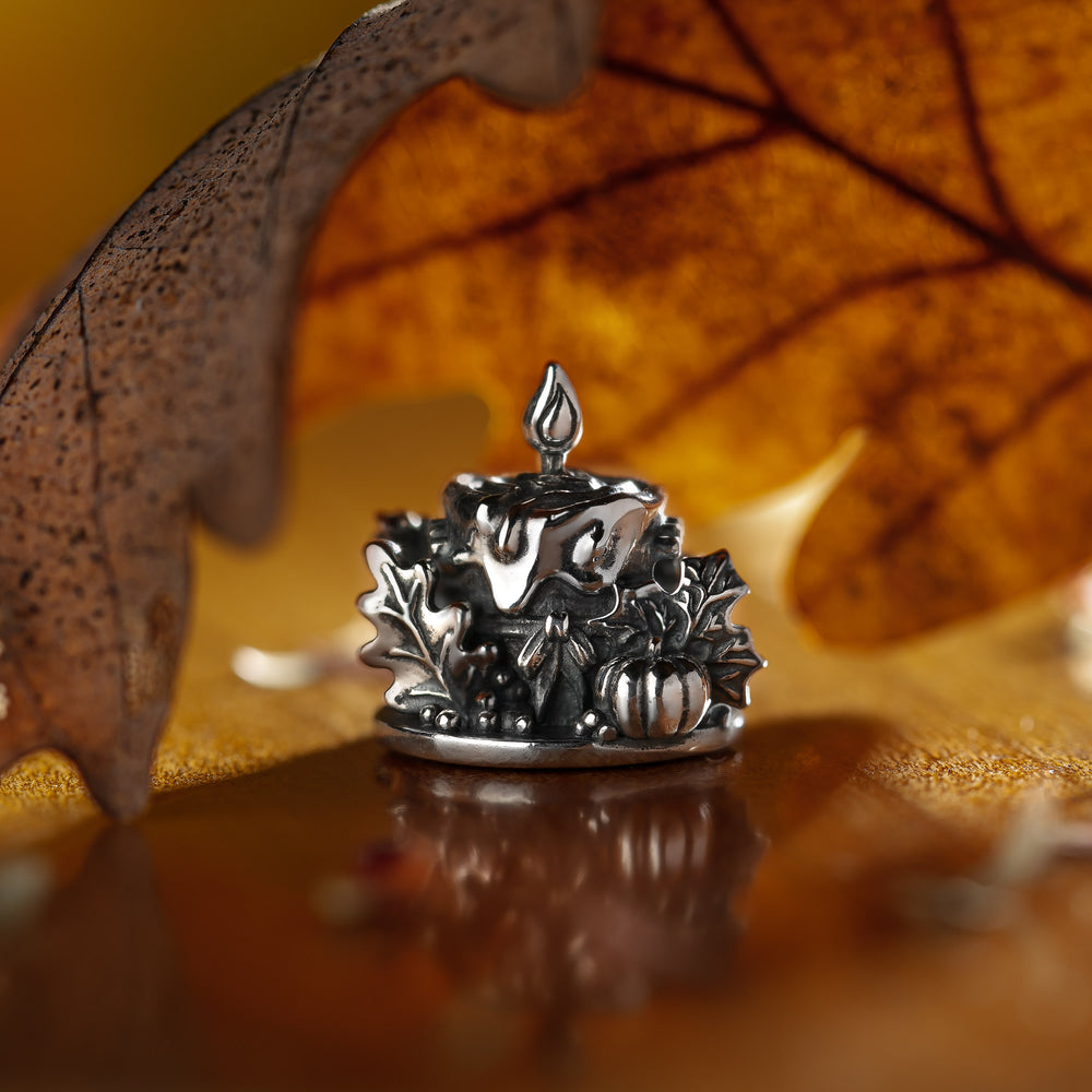 Elfbeads Candle of Gratitude silver sterling-silver Bead by The Alternative Bead. Your official Elfbeads Retailer from Germany