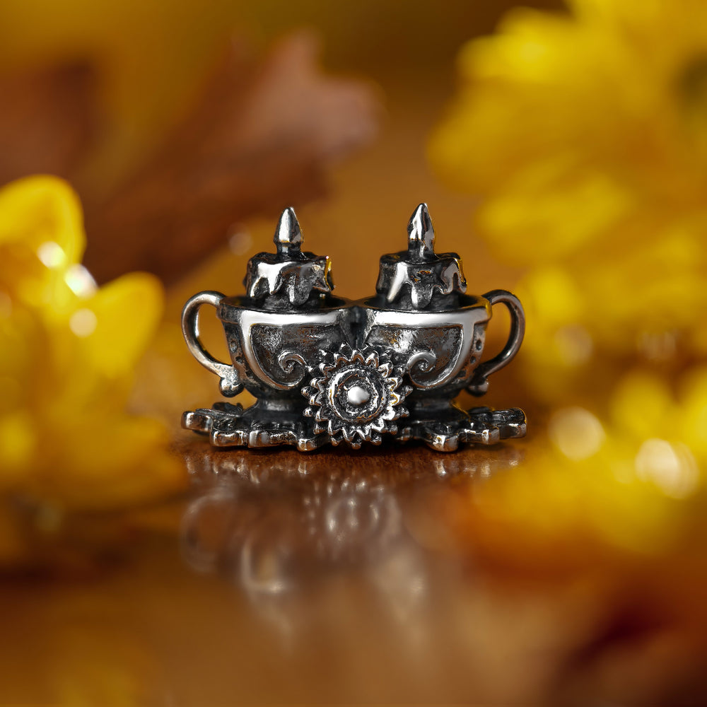 Elfbeads Tea for Thanksgiving silver sterling-silver Bead by The Alternative Bead. Your official Elfbeads Retailer from Germany