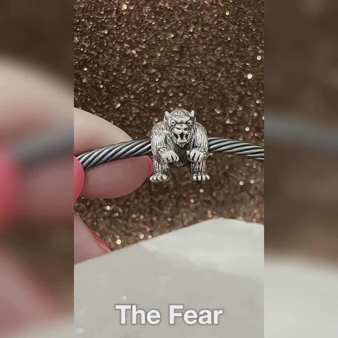 OHM Beads The Fear (Retired) (AAX138)  sterling-silver Bead The Alternative Bead