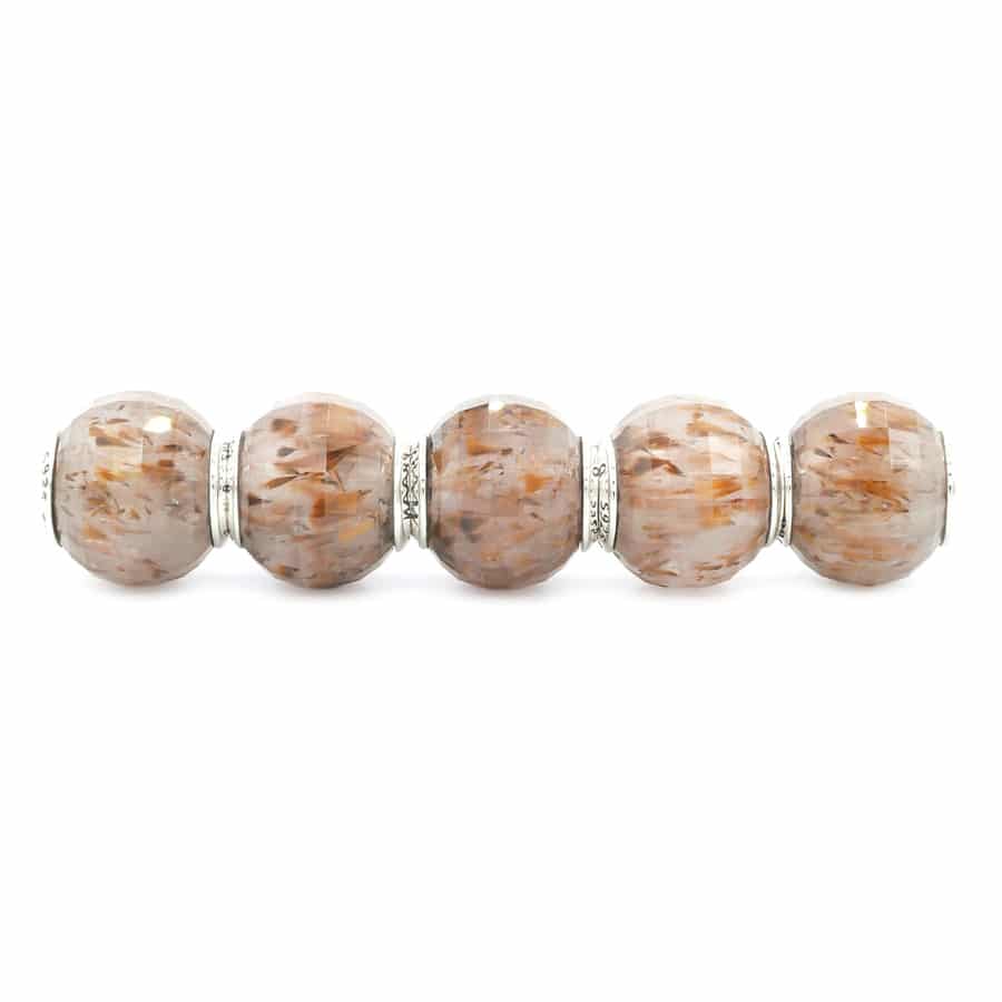 Praan Cacoxenite brown natural-stone Bead by The Alternative Bead. Your official Praan Retailer from Germany