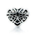 Aurora Charm Irish Celtic Heart silver sterling-silver Bead by The Alternative Bead. Your official Aurora Charm Retailer from Germany