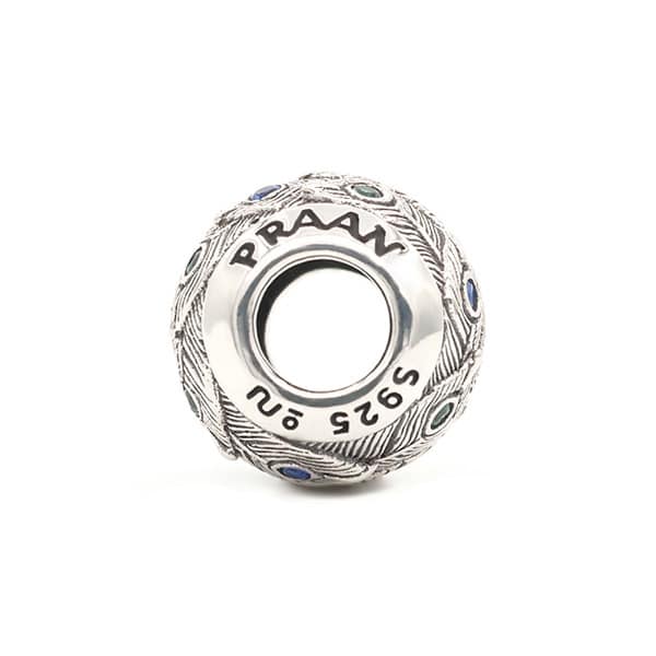 Praan Mystery of Eyespots silver sterling-silver Bead by The Alternative Bead. Your official Praan Retailer from Germany