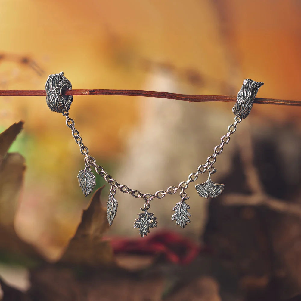 Elfbeads Joy Of Autumn silver sterling-silver Safety Chain by The Alternative Bead. Your official Elfbeads Retailer from Germany